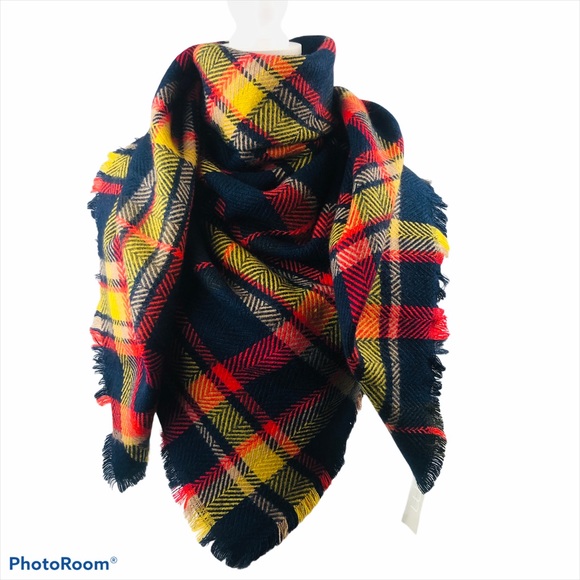 Maurices Accessories - NWT MAURICES Women’s Winter Scarf 54” x 54” Multi Color Plaid